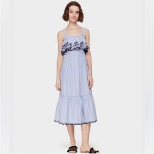 Kate Spade Broome Street Daisy Embroidered Patio Dress